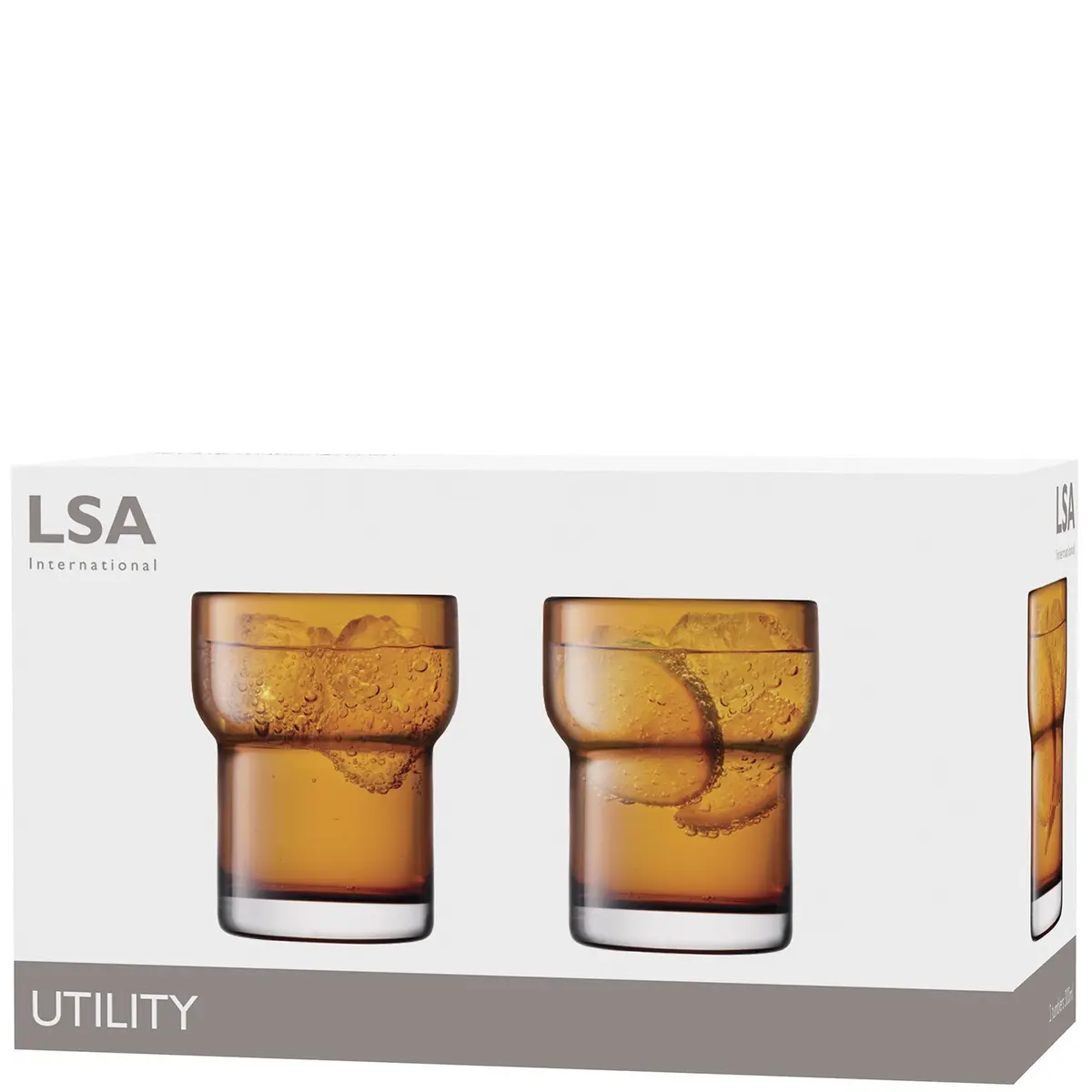 LSA UT64 Utility Tumbler 10.1 fl oz Amber | Handmade, Modern Design for Daily Use - view 7