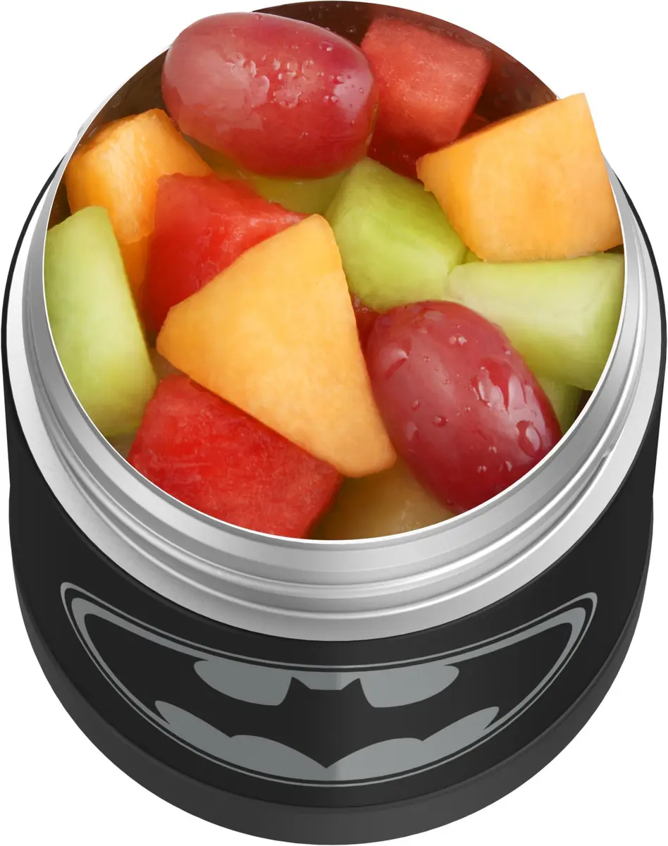 THERMOS FUNTAINER 10 oz Kids Food Jar | Vacuum Insulated Stainless Steel, Batman - view 3