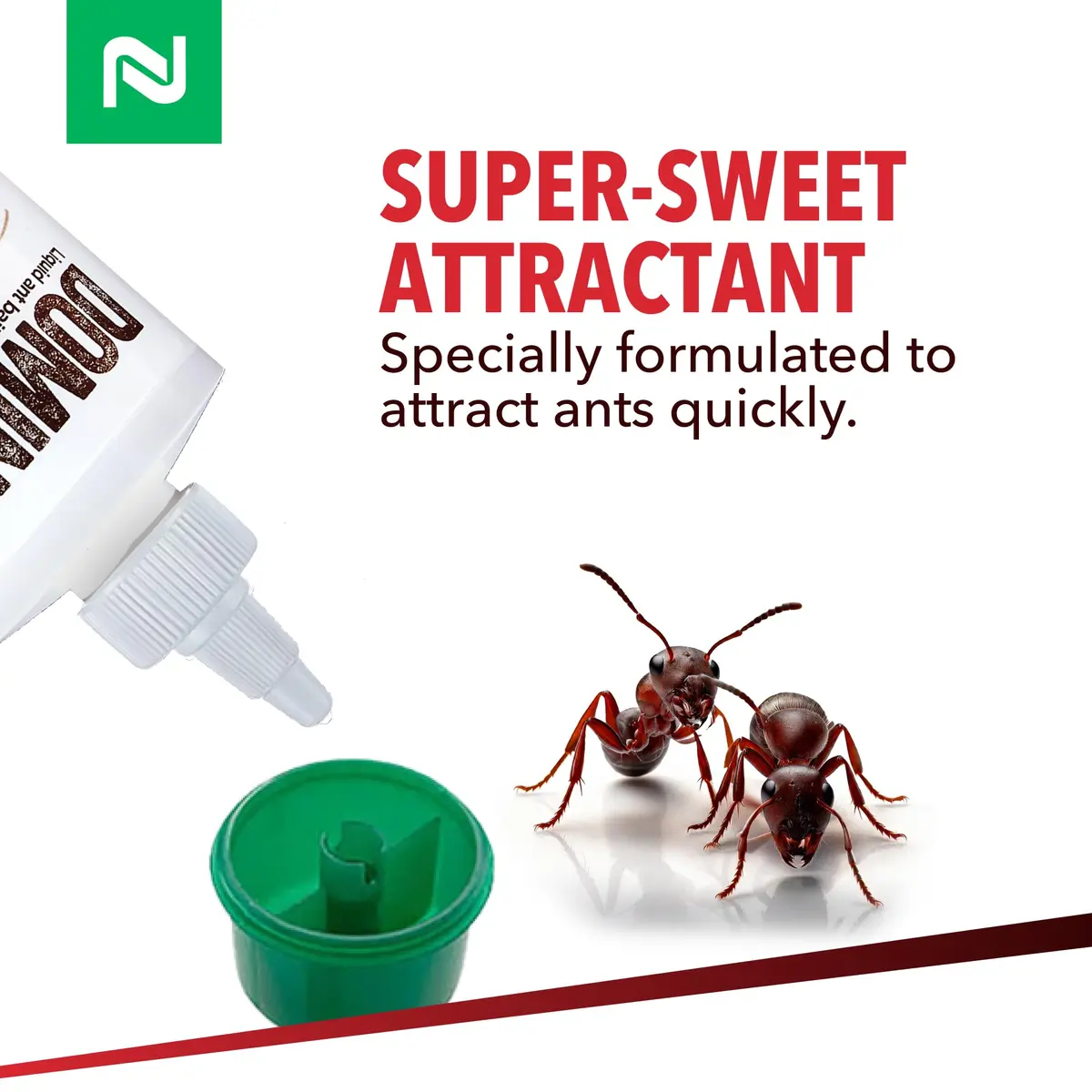 Nisus Dominant Liquid Ant Bait Borax-Based Eliminator 16 oz | Fast-Acting Household Ant Control - view 2