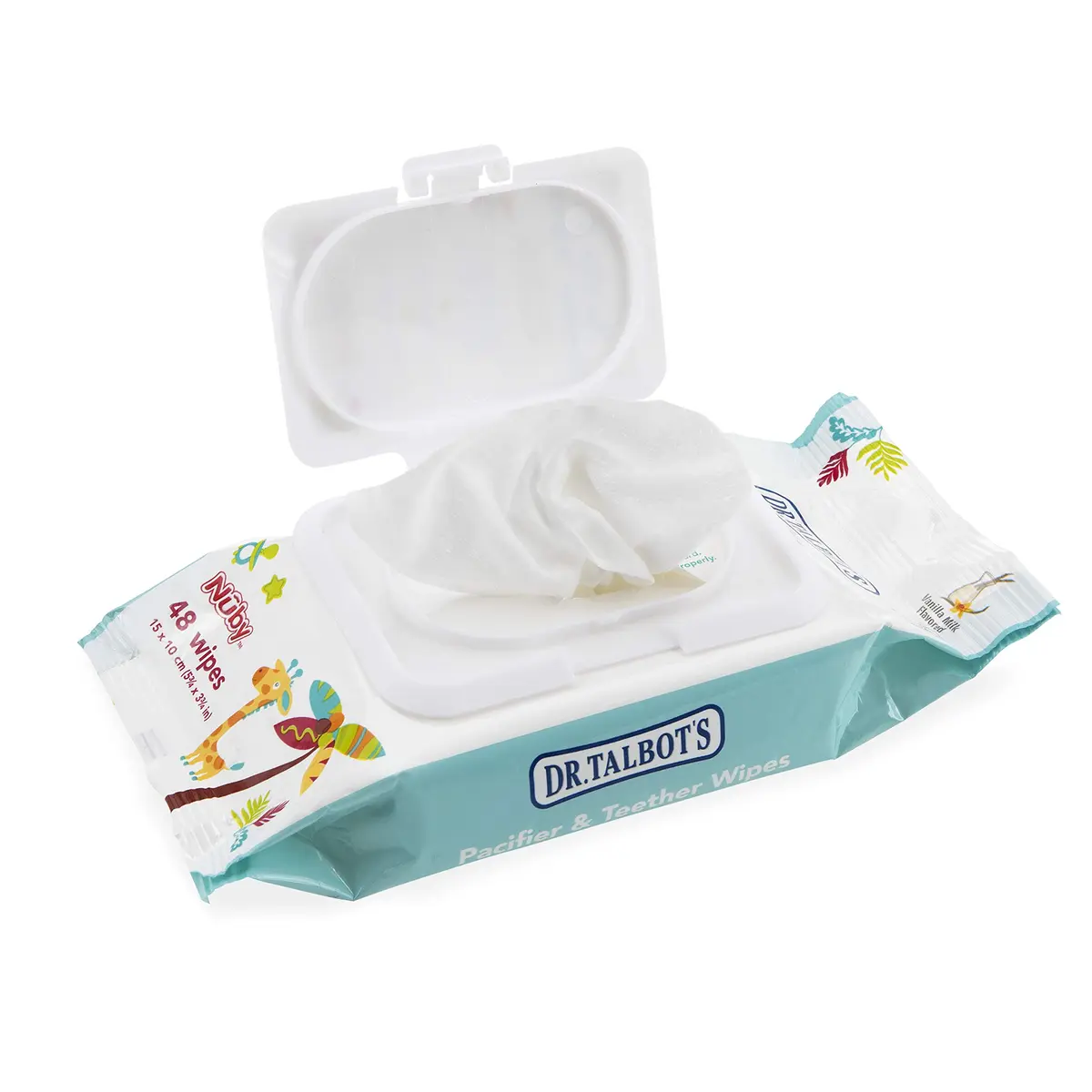Dr. Talbot's Pacifier and Teether Wipes 96 Count | All Natural, Alcohol-Free, Food-Grade Cleaning Wipes - view 7