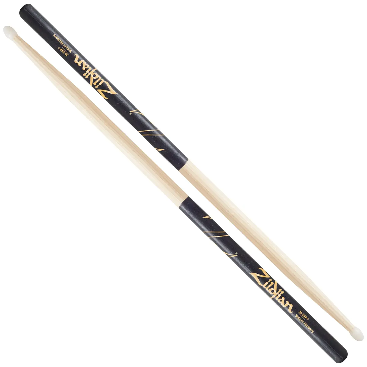 Zildjian 7A Nylon Tip Drumsticks | Light, Versatile, Tacky DIP Grip - main product image