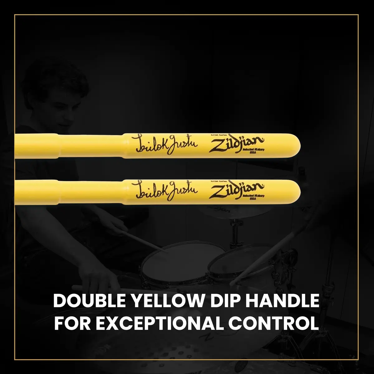 Zildjian Trilok Gurtu Artist Series Drumsticks | Unique Notch & Jazz Dimensions for Speed & Articulation - view 7