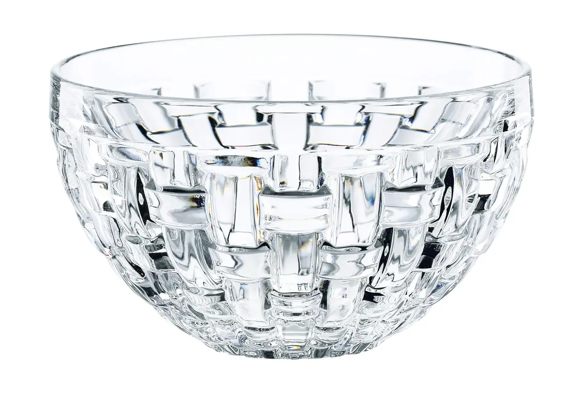 Nachtmann Bossa Nova Round Crystal Dip Bowls | 4-Piece Set for Dips & Sauces, Dishwasher Safe - main product image
