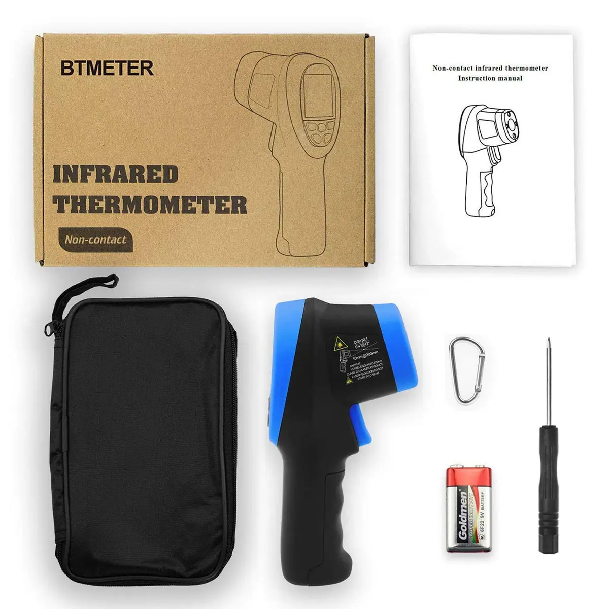 BTMETER BT-1500 High Temp Infrared Thermometer Gun -58°F to 2732°F | Non-Contact Laser Temp - view 9