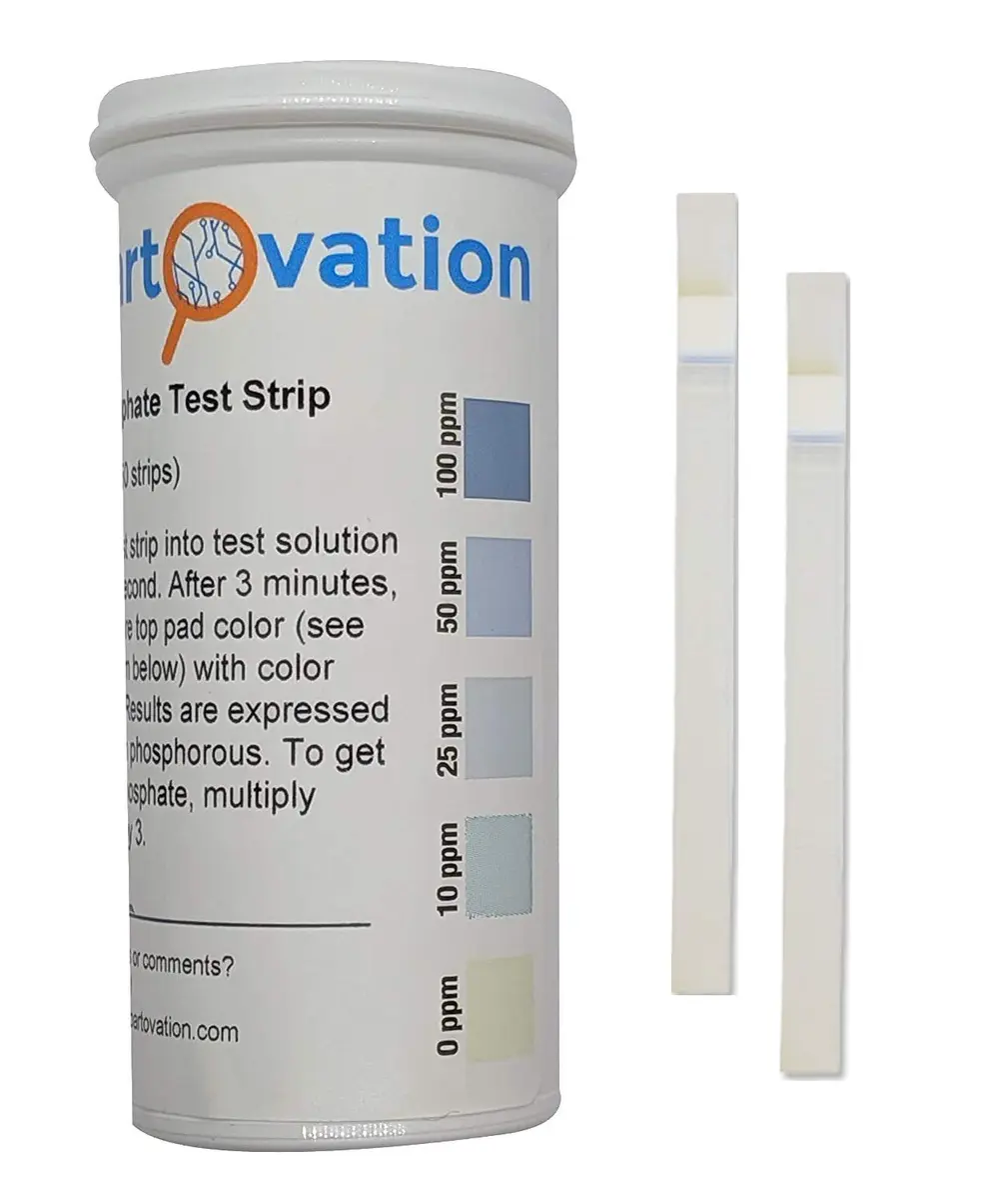 Bartovation Phosphorus and Phosphate Test Strips 0-100 ppm | Accurate, Easy to Use, Waterproof - main product image