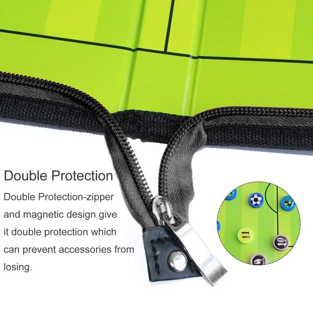 FOCCTS Magnetic Soccer Coaching Board 42 x 28.5 cm | Tactical Magnetic Clipboard for Coaches - view 5