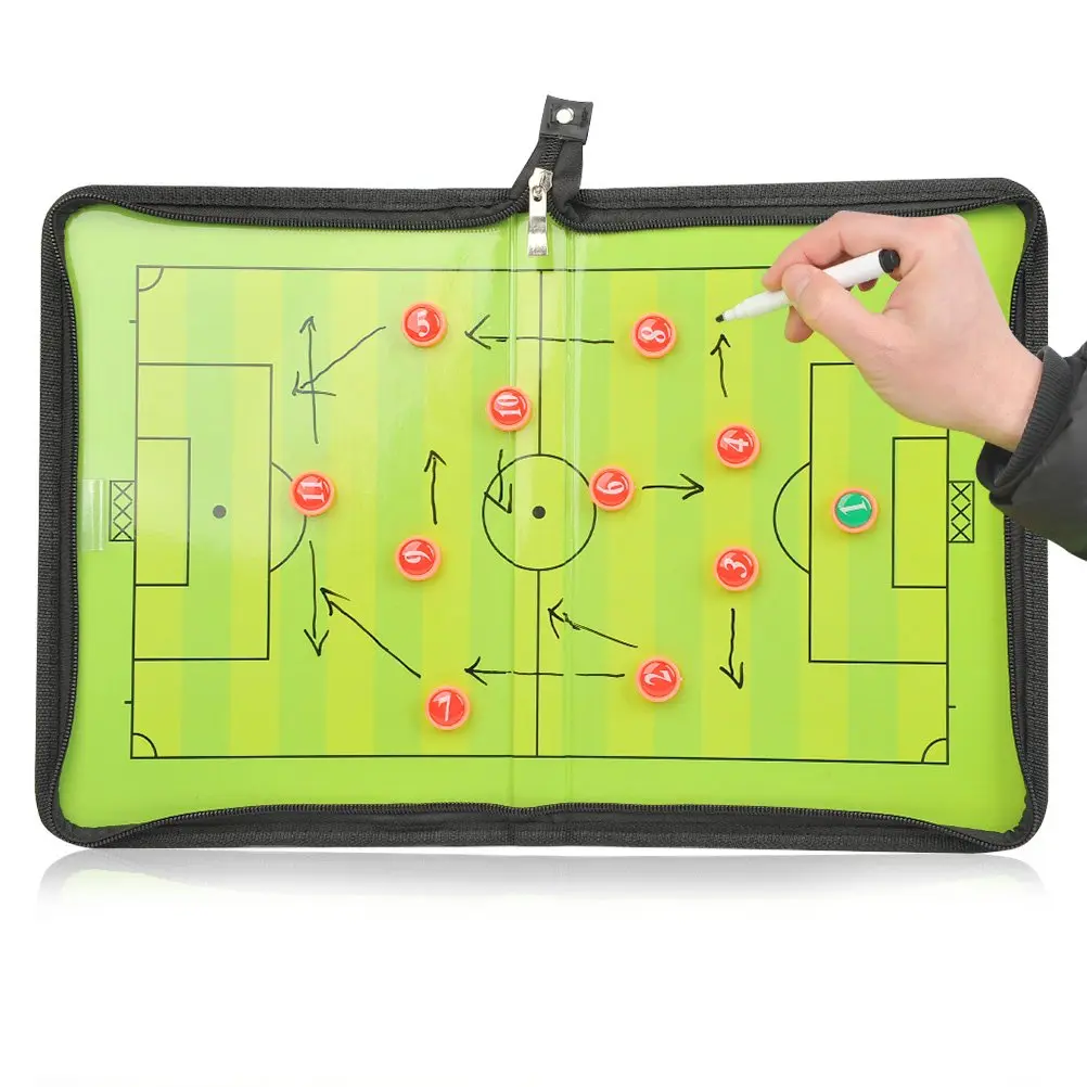 FOCCTS Magnetic Soccer Coaching Board 42 x 28.5 cm | Tactical Magnetic Clipboard for Coaches - view 7
