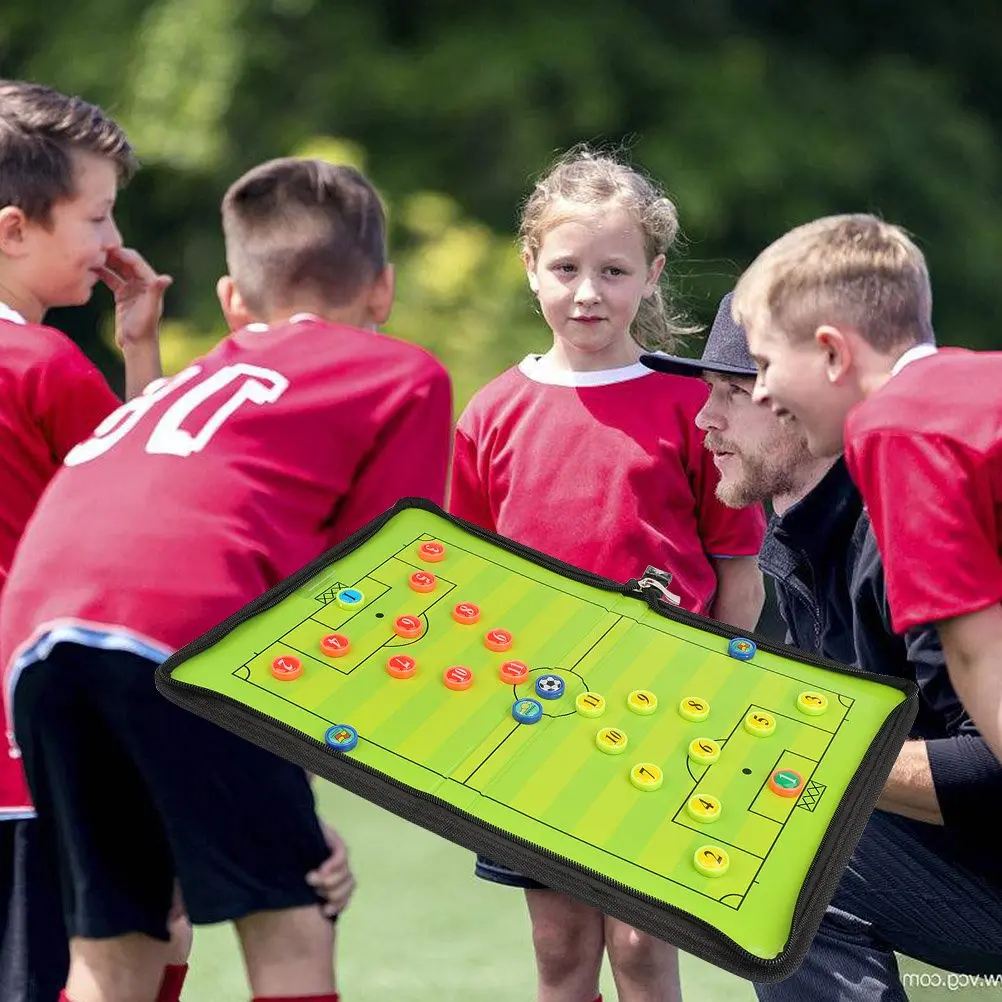 FOCCTS Magnetic Soccer Coaching Board 42 x 28.5 cm | Tactical Magnetic Clipboard for Coaches - view 8