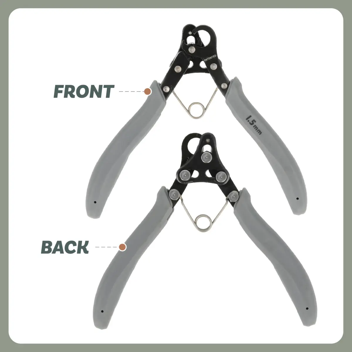 The Beadsmith Original One Step Loopers 3-Piece Combo Pack | Patented Jewelry Making Tool for 24-18g Wire - view 9