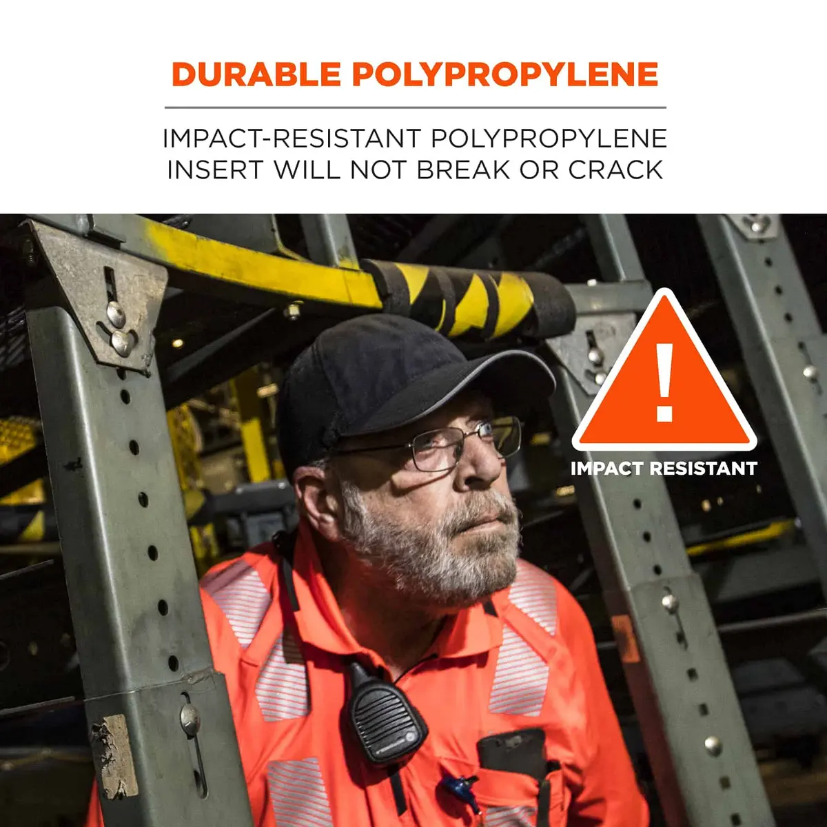 Ergodyne Skullerz 8945 Universal Bump Cap Insert Gray | Lightweight Protection for Any Cap - view 3