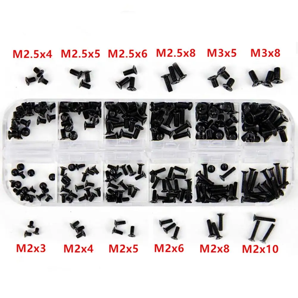 Eowpower 240-Piece Laptop Screw Kit M2 M2.5 M3 | Alloy Steel Computer Screws for Laptop Repair - view 3