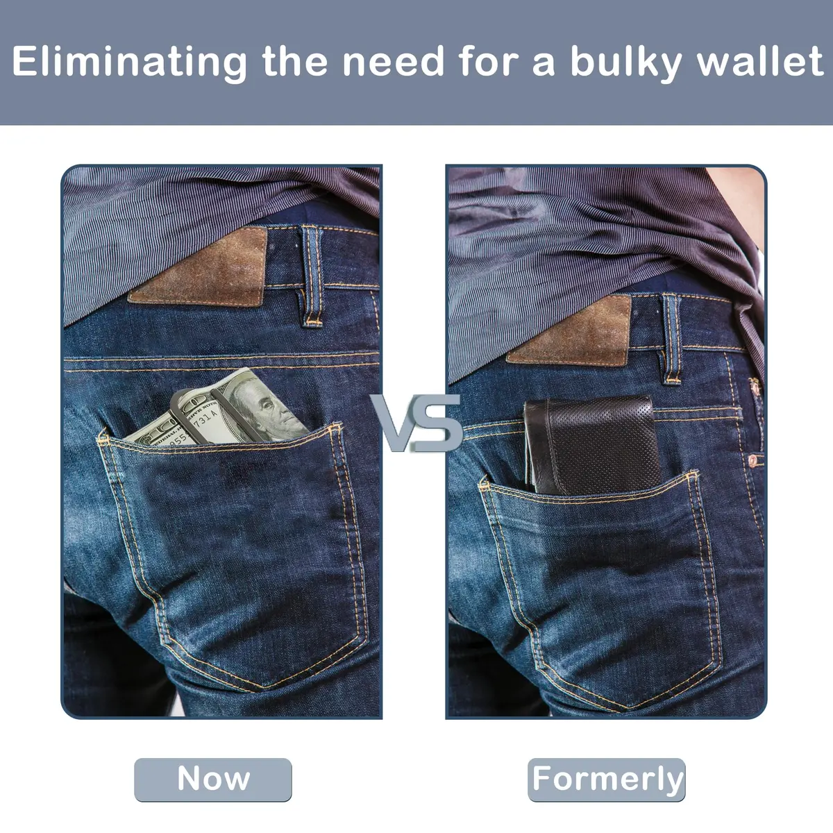 CKLT Money Clip Stainless Steel | Compact, Durable & Multi-Functional (Medium) - view 5