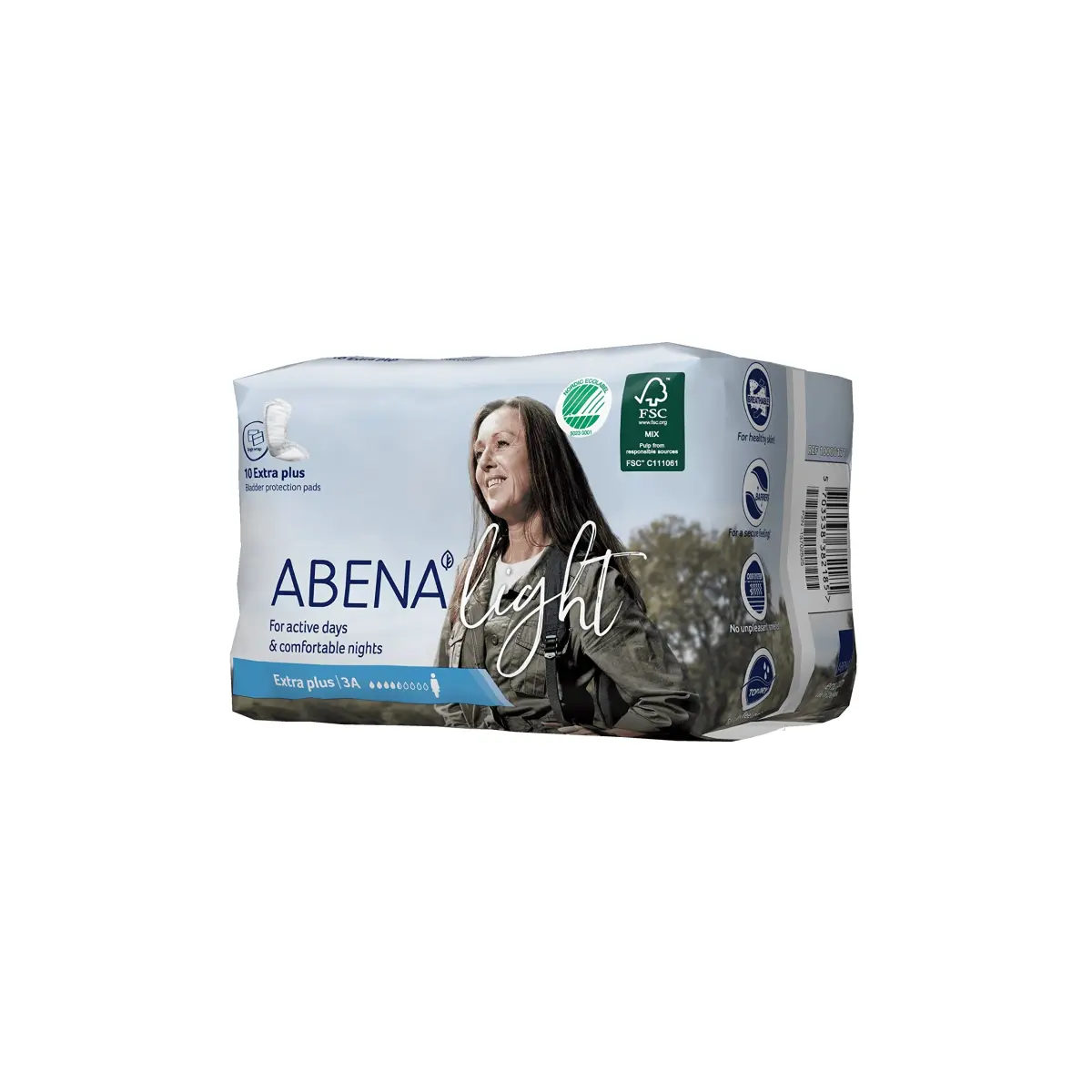 Abena Light Premium Incontinence Pads Size 3A 22fl oz (650ml) | Discreet Protection for Women - view 4