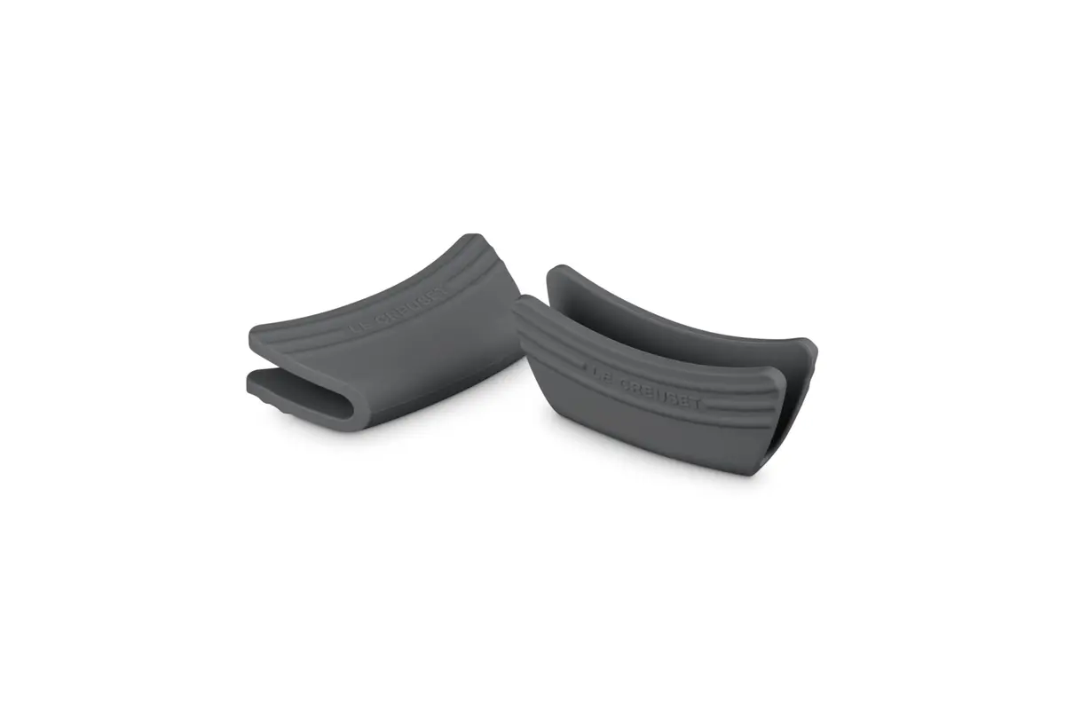 Le Creuset Silicone Handle Grips Set of 2, 12.7cm (5") x 6.35cm (2.5") | Protect Hands While Cooking - main product image