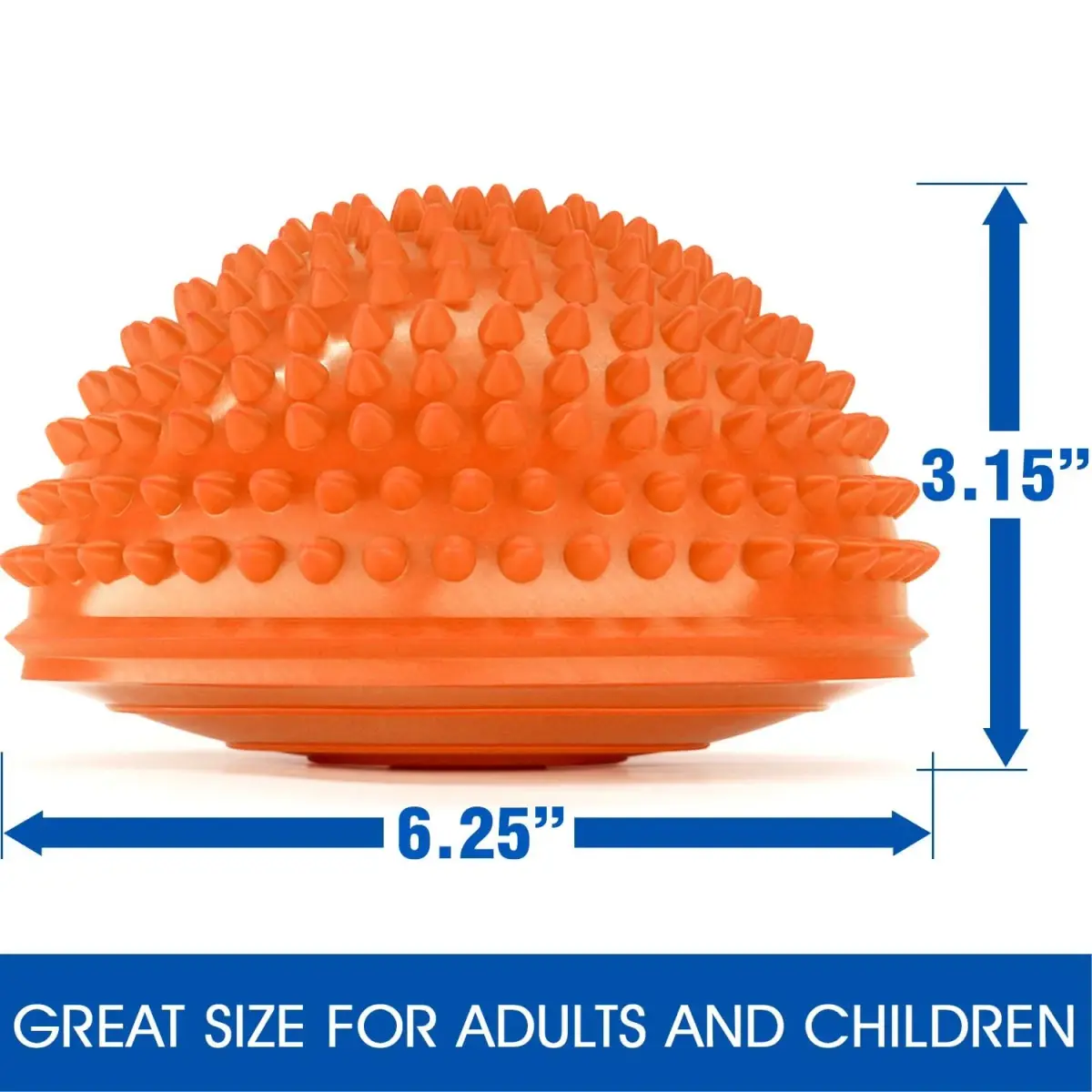 Yes4All Hedgehog Balance Pods Set of 6 with Hand Pump | Core Strength & Stability Trainer for Youth & Adults - view 2