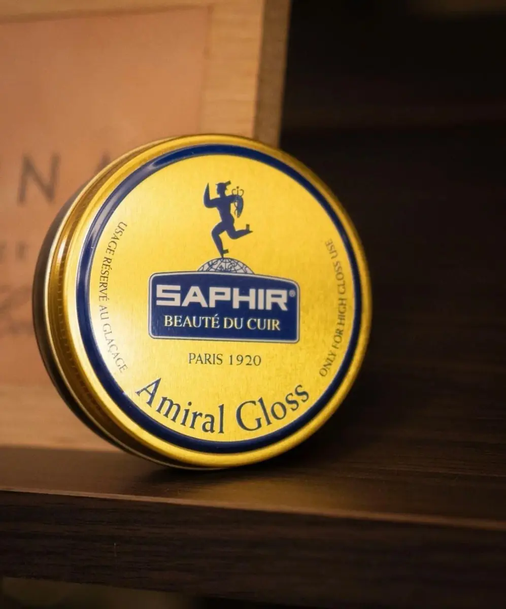 Saphir Amiral Gloss Leather Shoe Care Polish Wax 50ml (1.69 Fl Oz) | High Gloss Mirror Shine for Dress Shoes - view 4