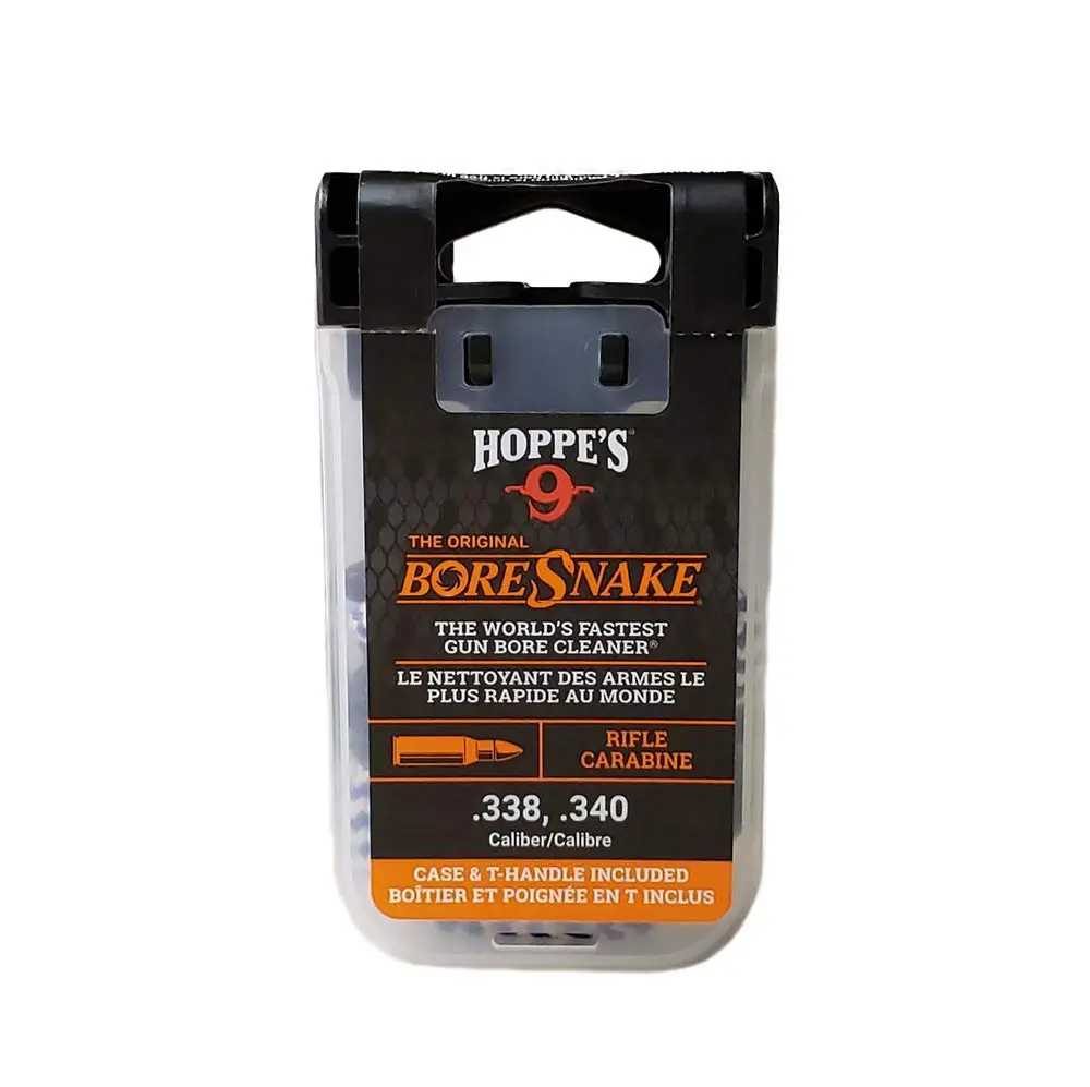 Hoppe's BoreSnake Rifle Bore Cleaner with Den, .30-.308 Caliber | Fastest Cleaning Solution with Bronze Brush & Reusable Case - main product image