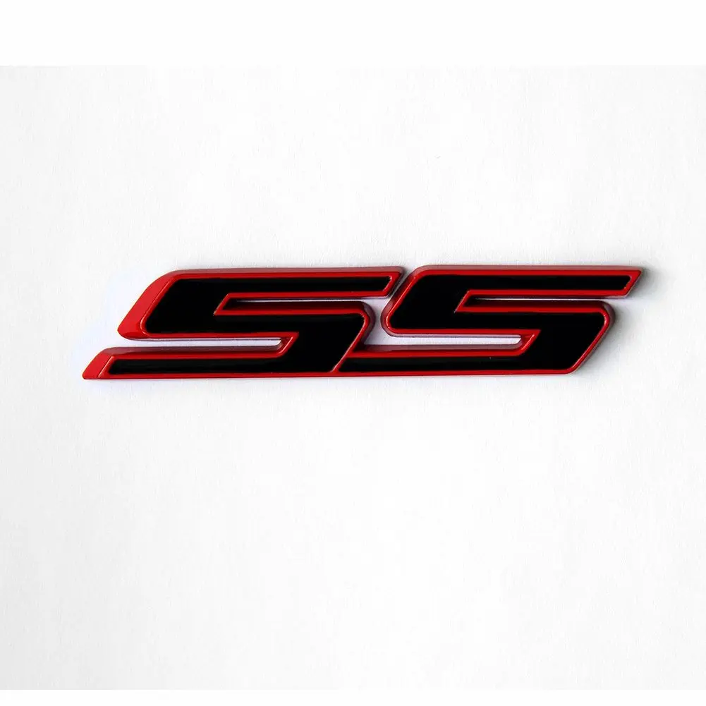 Yoaoo OEM Ss Emblem Badge 3D Compatible with Zl1 1LE Series 3.6 inches | Weatherproof Alloy Car Badge - main product image