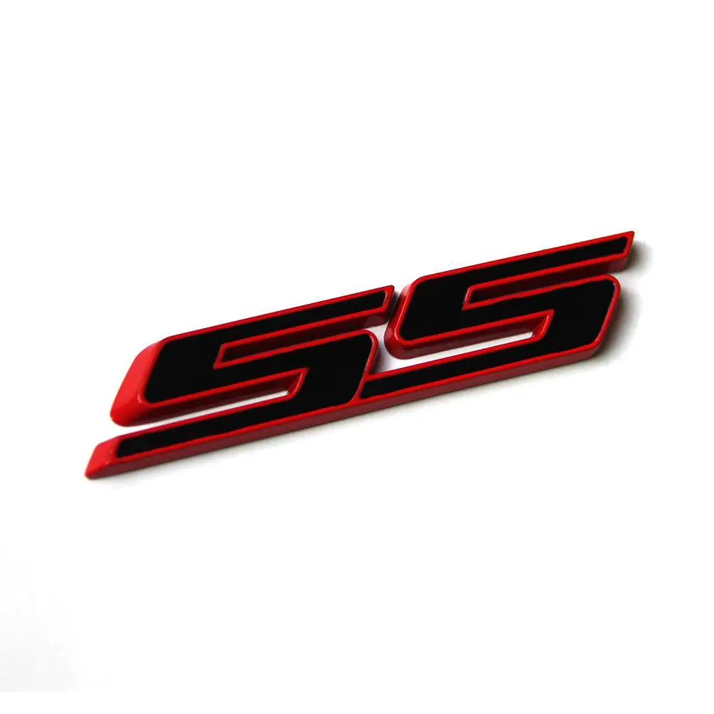 Yoaoo OEM Ss Emblem Badge 3D Compatible with Zl1 1LE Series 3.6 inches | Weatherproof Alloy Car Badge - view 3