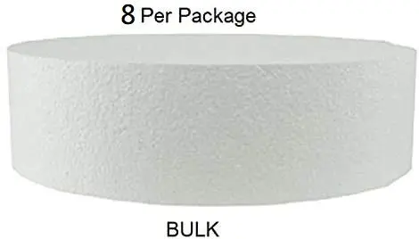 Oasis Supply 2” High, 6” Round Faux Cake Dummy for Displays & Crafts - main product image