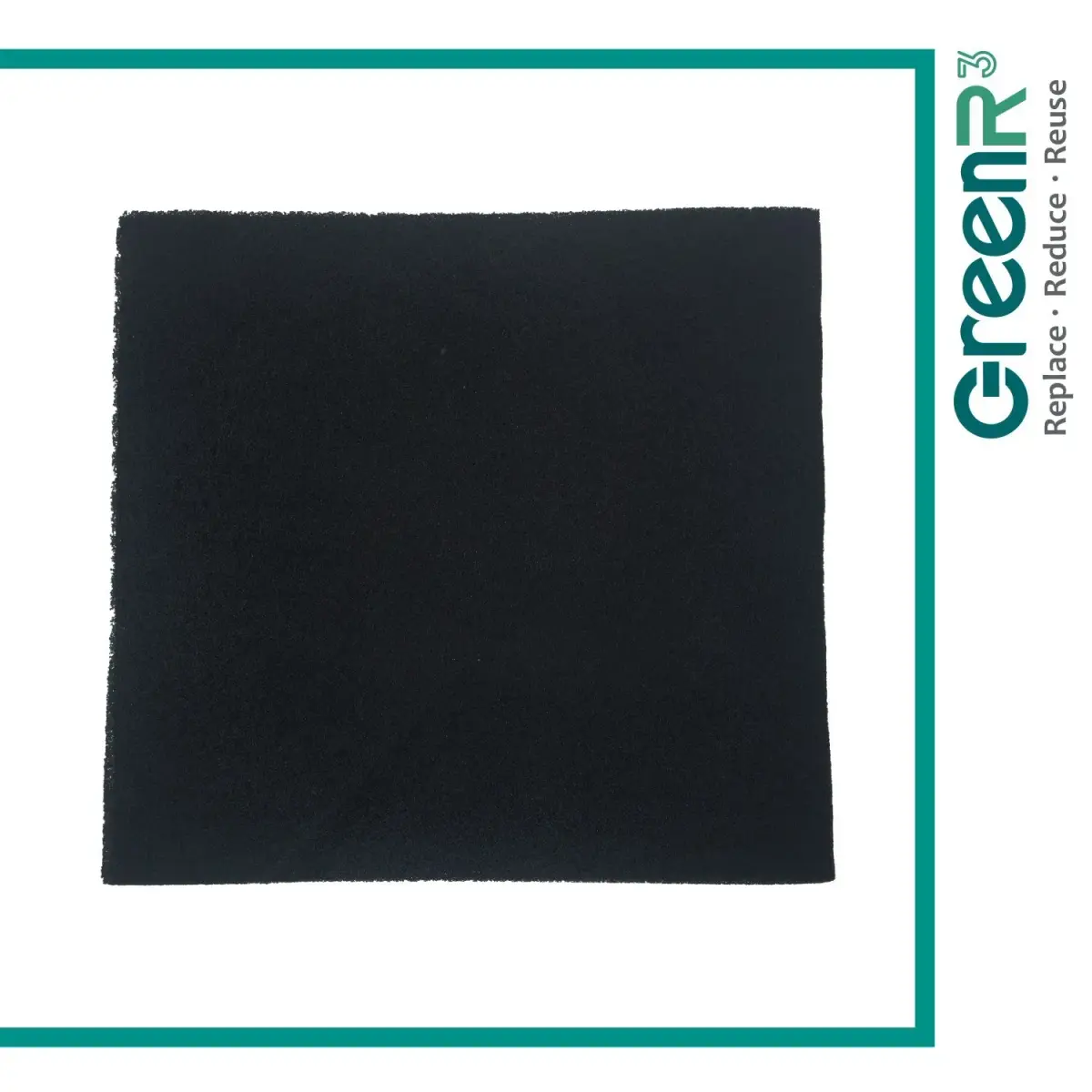GreenR3 Cut-to-Fit Carbon Air Filter Pad 40.6cm x 121.9cm (16" x 48") | Odor & VOC Removal for HVAC & Purifiers - view 6
