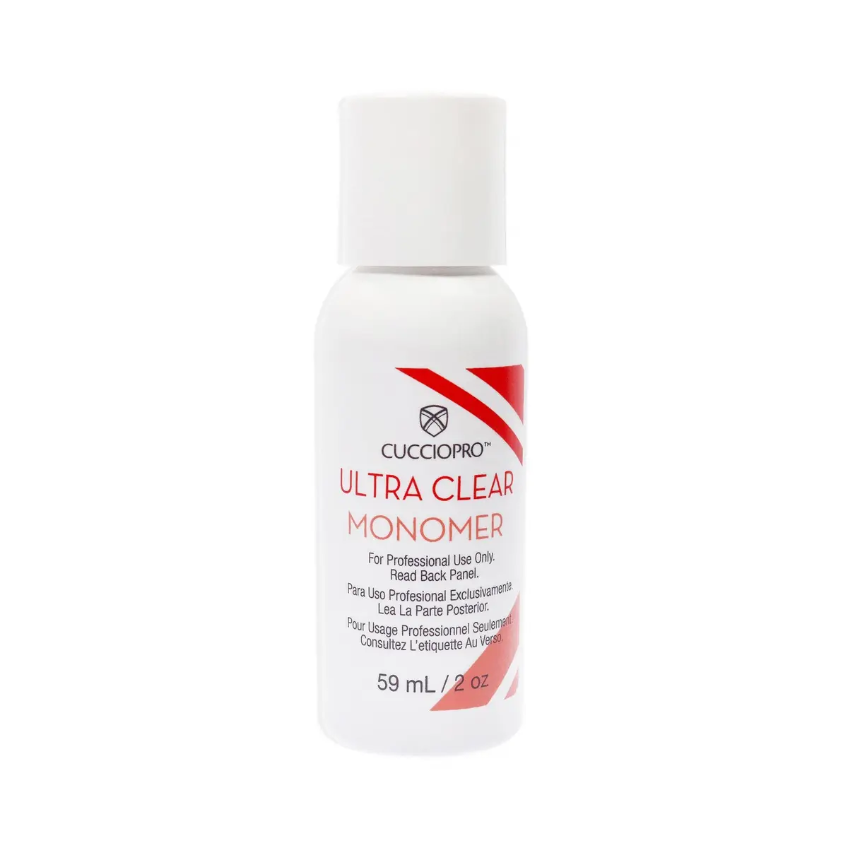 Cuccio Ultra Clear Monomer 2 Oz | Prevents Yellowing & Crystallization, Brightens Nails - main product image