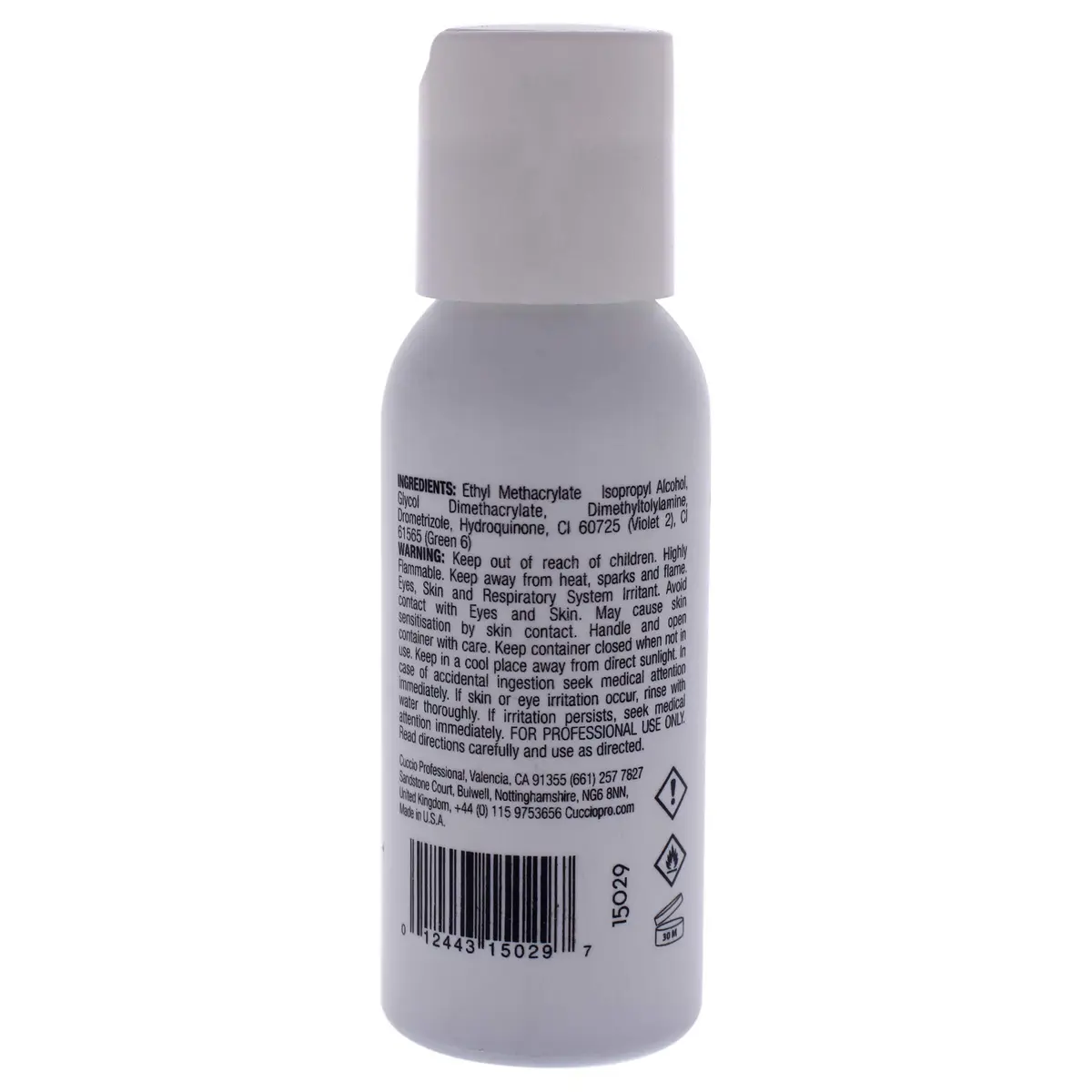 Cuccio Ultra Clear Monomer 2 Oz | Prevents Yellowing & Crystallization, Brightens Nails - view 3