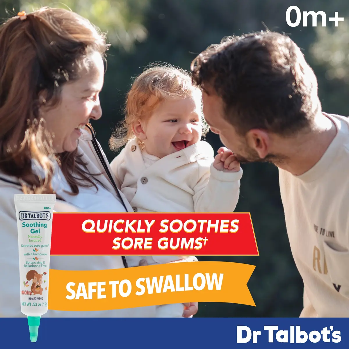 Dr. Talbot's Soothing Gel + Gum-EEZ Teether Combo, 0.53 fl oz | Baby Teething Relief for 0+ Months - view 2
