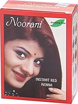 Noorani Henna Based Hair Color and Herbal Powder 6 Count | Natural Grey Coverage & Herbal Nourishment - main product image