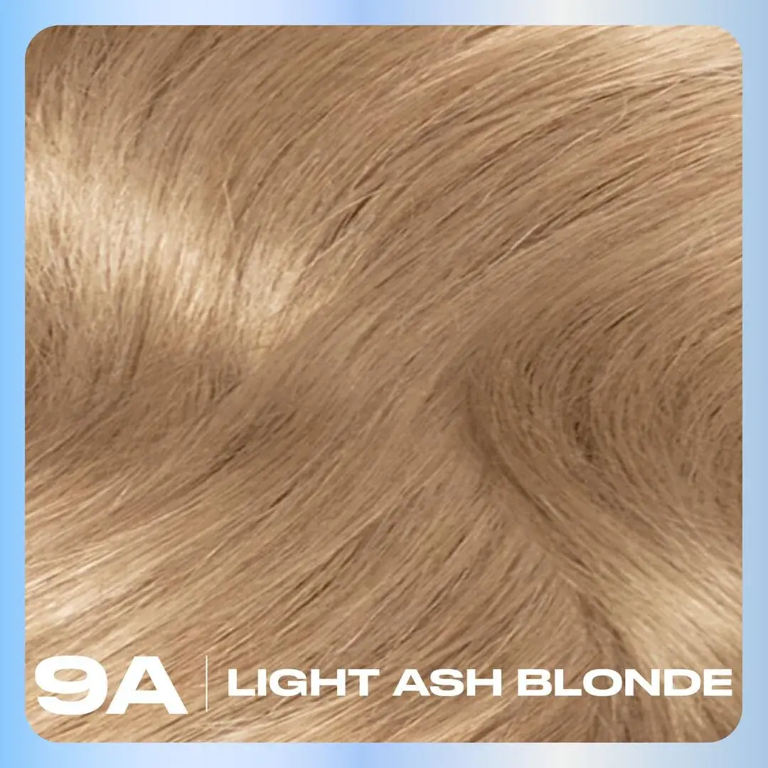 Clairol Nice'n Easy Permanent Hair Dye 9A Light Ash Blonde, Single Pack | Rich Colour & Shine - view 3