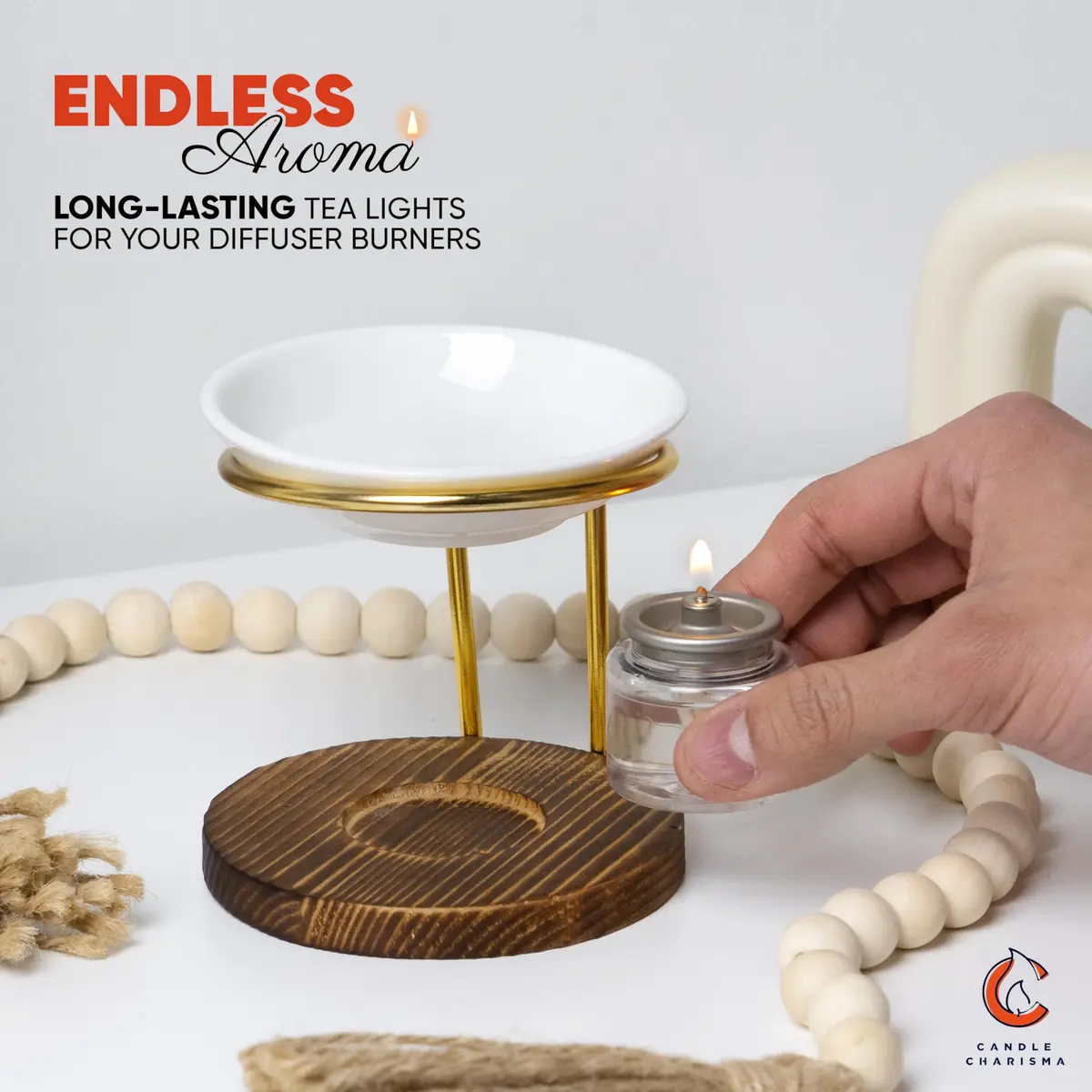 Candle Charisma Liquid Candle 60 pcs | 8 Hour Burn Time, Dripless & Smokeless, Clean Burning Fuel - view 5