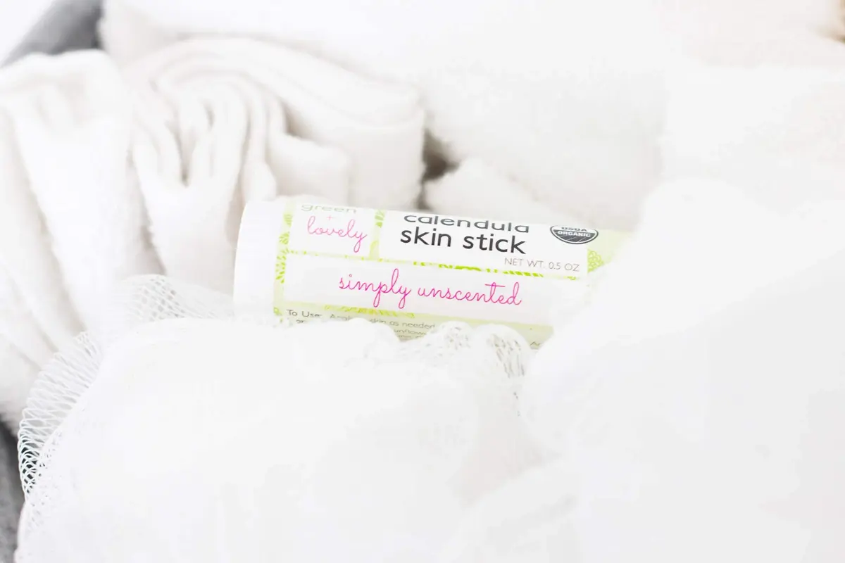 Green + Lovely Calendula Skin Stick Organic Lotion Balm 1 oz (2 Tube Set) | Certified Organic Moisturizing Balm for Sensitive Skin - view 6