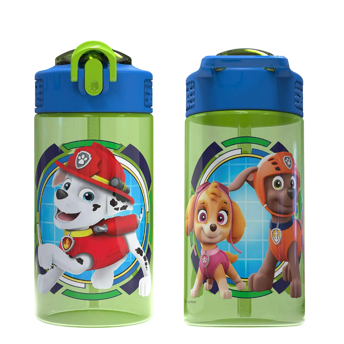 Zak Designs Paw Patrol 16oz (473ml) Leak-Proof Straw Kids Water Bottle | BPA-Free Plastic for Ages 3+ - view 6