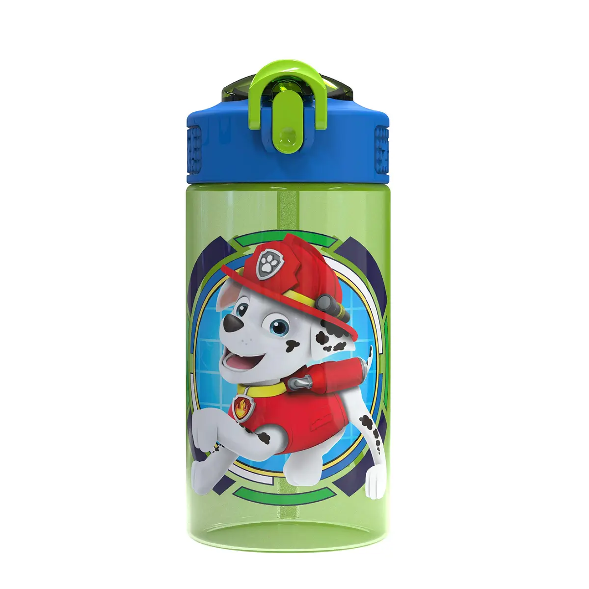 Zak Designs Paw Patrol 16oz (473ml) Leak-Proof Straw Kids Water Bottle | BPA-Free Plastic for Ages 3+ - main product image