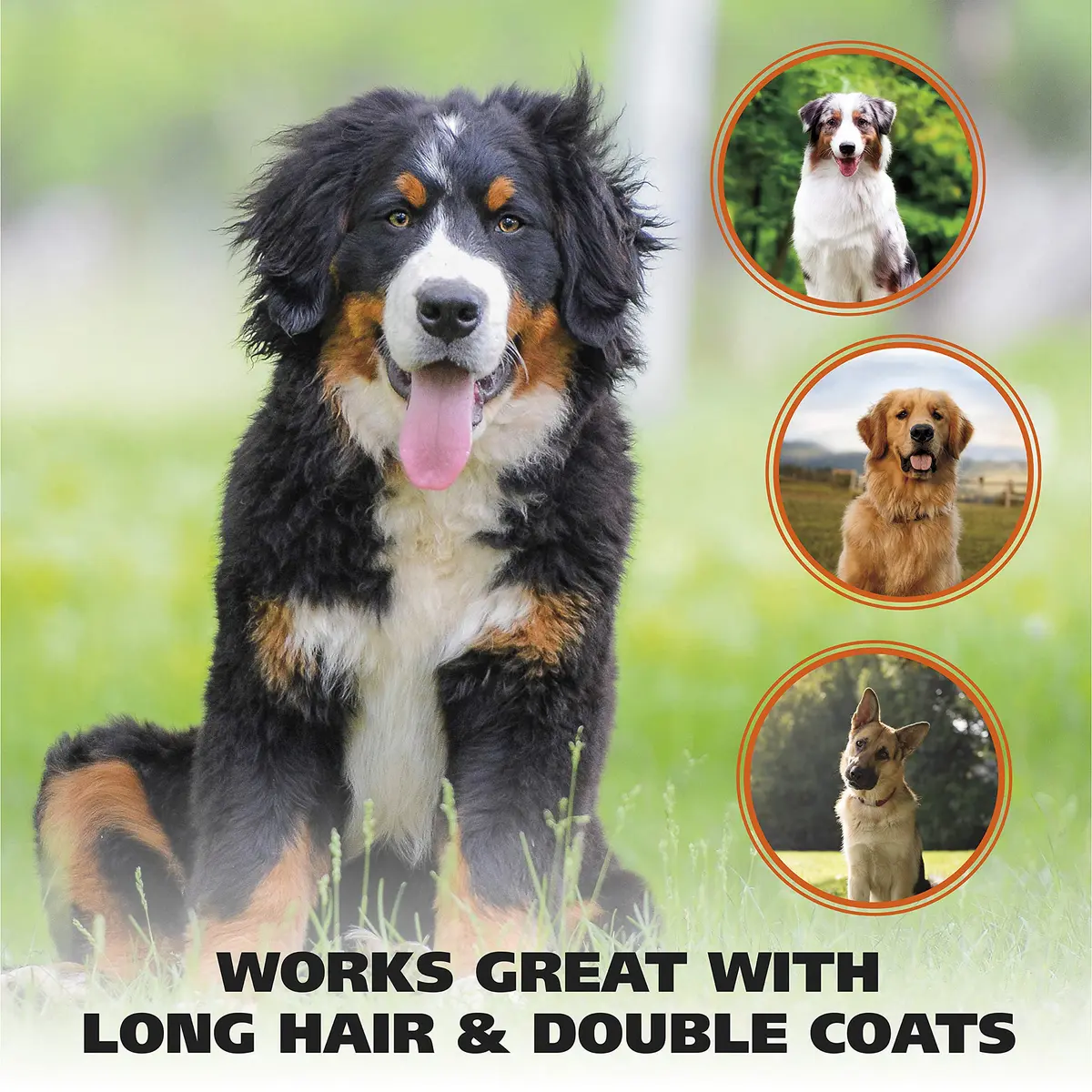Wahl Premium Patented Dual Level Sensitive Skin Pet Slicker Brush | Large Dual Pins for All Coats - view 8