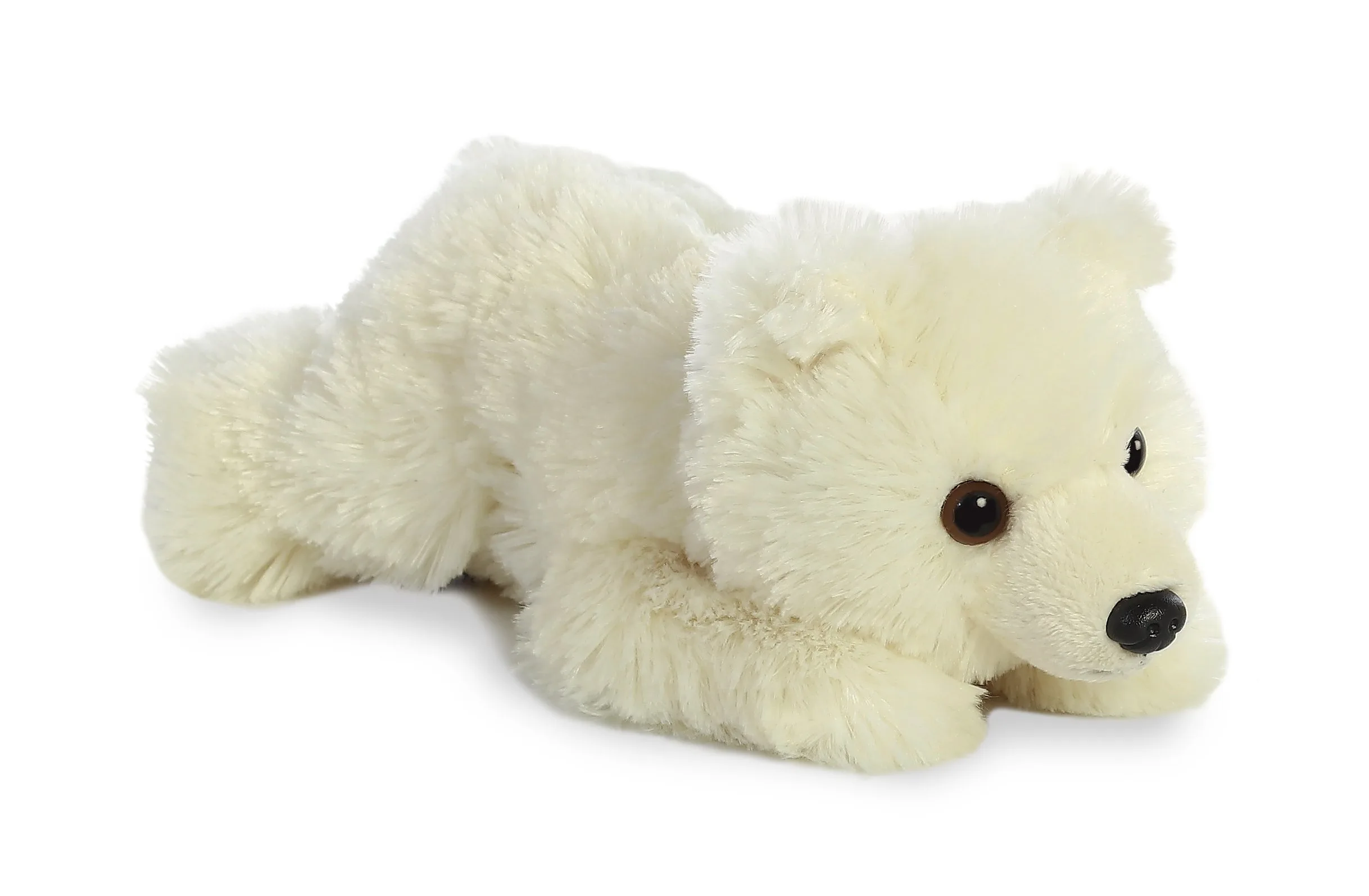 Aurora Adorable Mini Flopsie Polar Bear Stuffed Animal 9 Inch | Soft, Safe, and Cuddly Toy for Kids - main product image