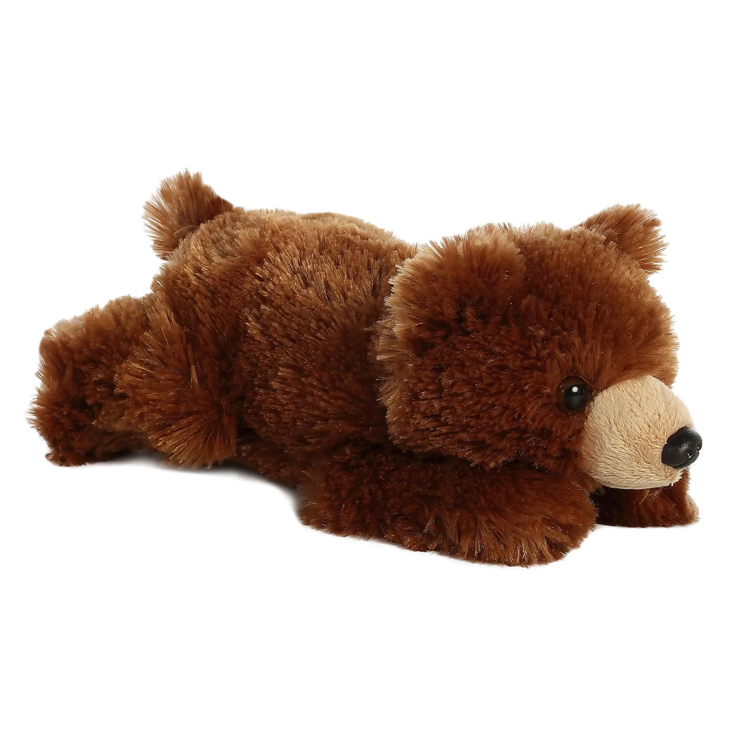 Aurora Adorable Mini Flopsie Grizzly Bear Stuffed Animal 9 Inches | Soft & Huggable Plush Toy - main product image