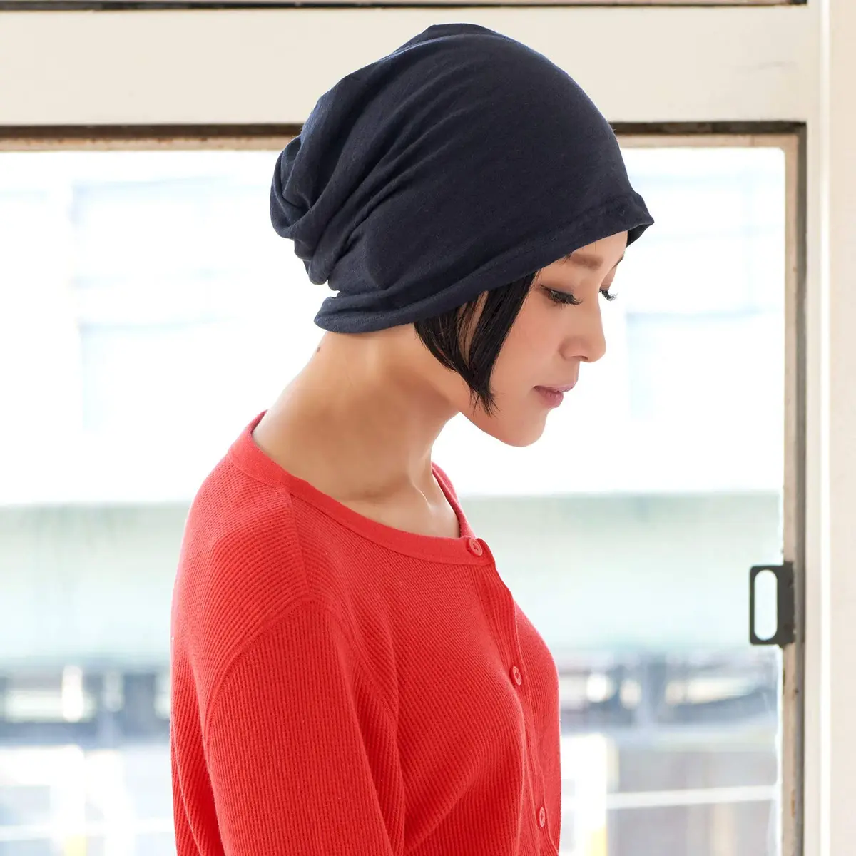 CHARM Cotton Summer Beanie for Men & Women Light Gray | Breathable, Soft, Unisex Headwear - view 8