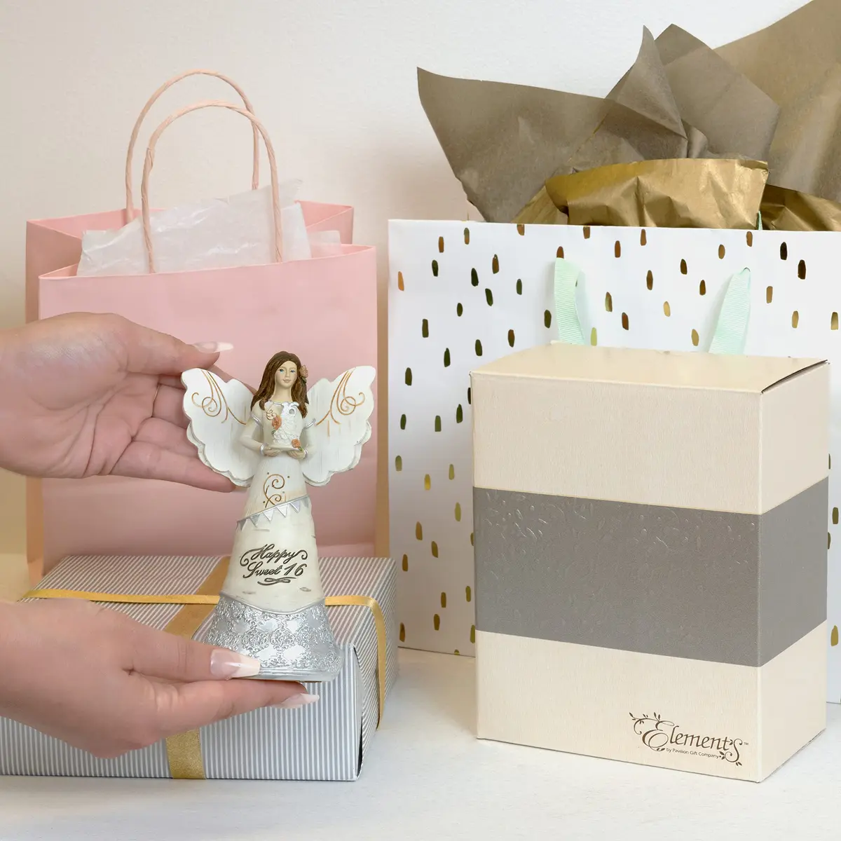 Pavilion Gift Company Happy Sweet 16 Angel Figurine 15cm (6 Inches) | Classic Birthday Decor - view 8