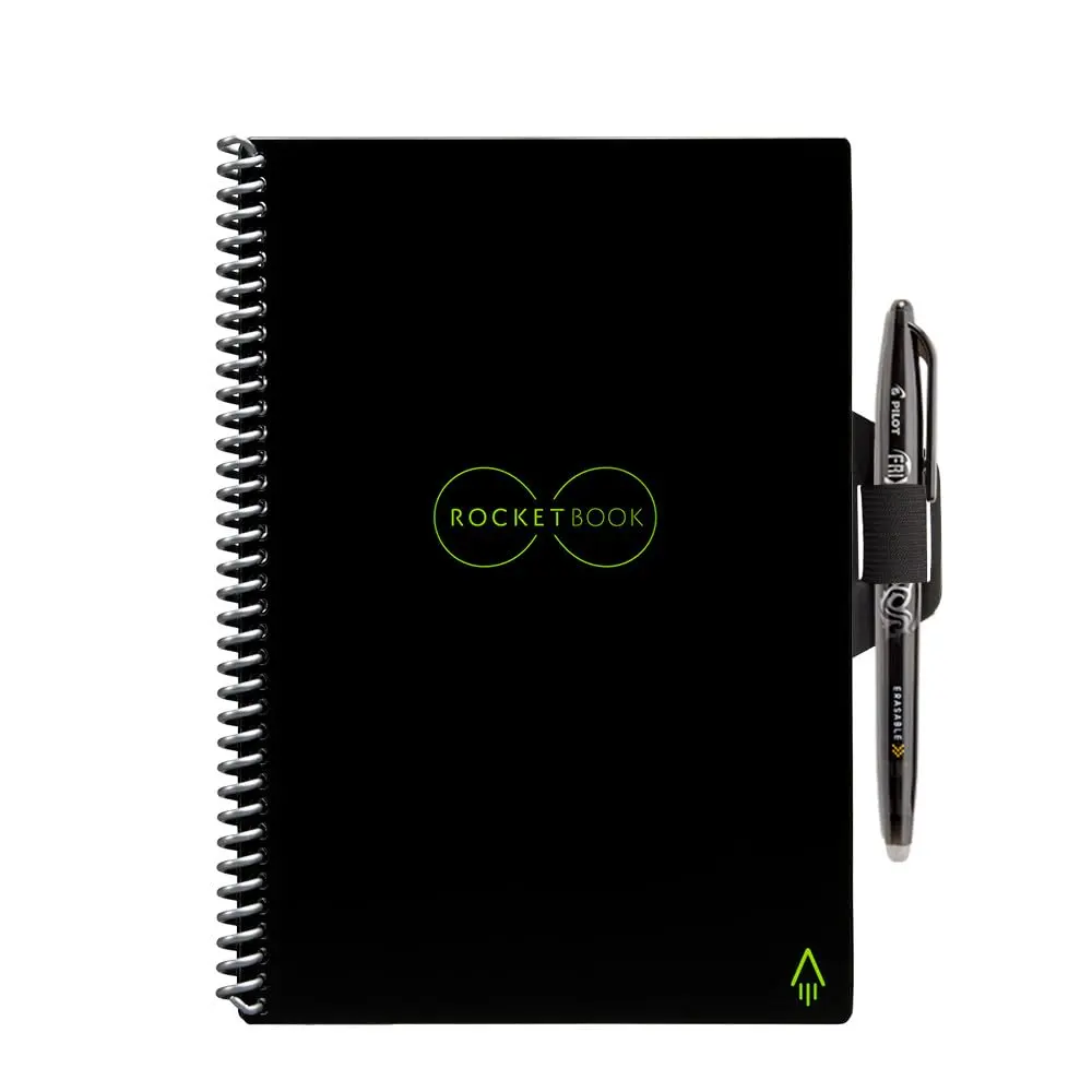 Rocketbook Pen Station Notebook Pen Holder | Attaches to Any Notebook, Black, 1 Pack - view 2