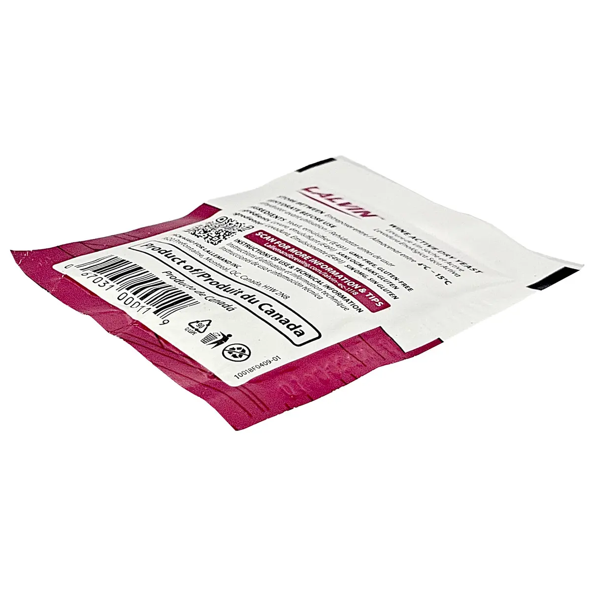 Lalvin EC-1118 Champagne Yeast 5g Sachet | Suitable for Sparkling & Late Harvest Wines - view 3