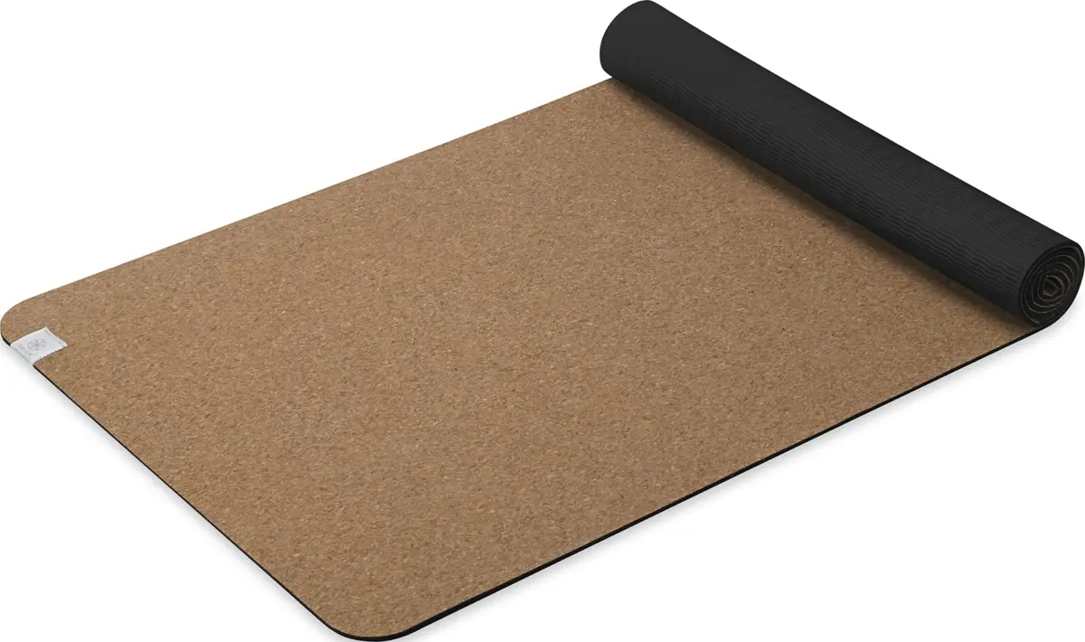 Gaiam Cork Yoga Mat, Natural Non-Slip Exercise & Fitness Mat for Hot Yoga | Eco-Friendly & Durable - main product image