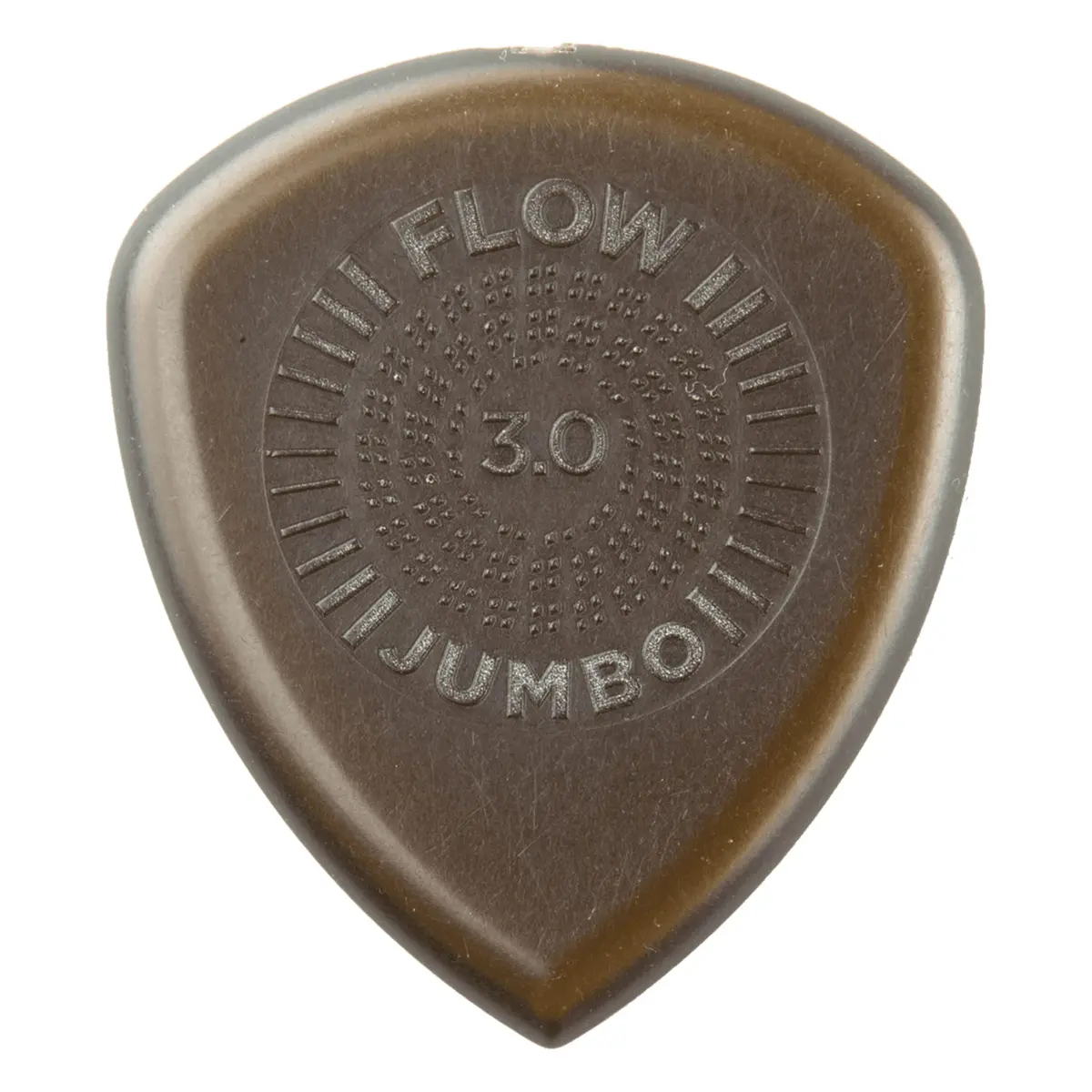 Jim Dunlop Flow Jumbo Grip Pick 3.0mm (3 Pack) | Smooth String Release & Rich Tone - view 3
