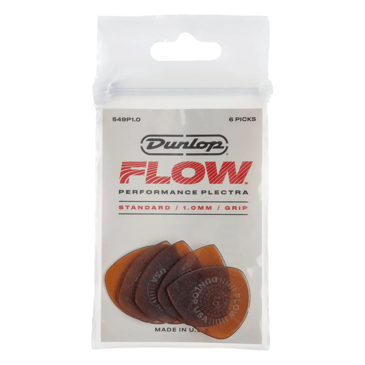 Jim Dunlop Flow® Standard Pick 1.0MM | Rich Tone & Effortless Play in India - main product image