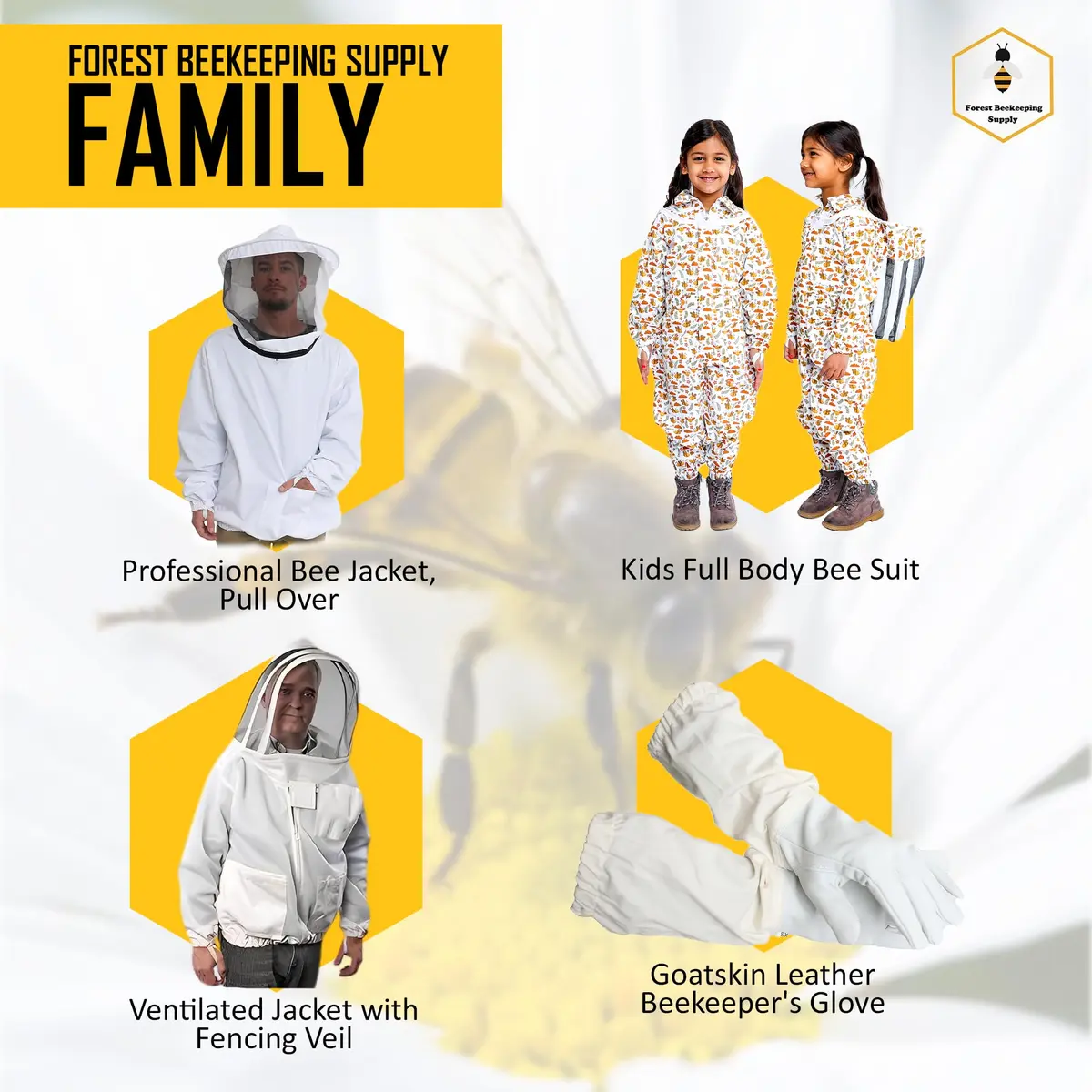 FOREST BEEKEEPING SUPPLY Professional Bee Suit for Men and Women | 100% Cotton, Ventilated, Full-Body Protection, Small - view 6