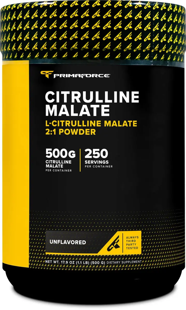 Primaforce L-Citrulline Malate Powder 500g (17.6 oz) | Vegan, Gluten-Free, Non-GMO - main product image