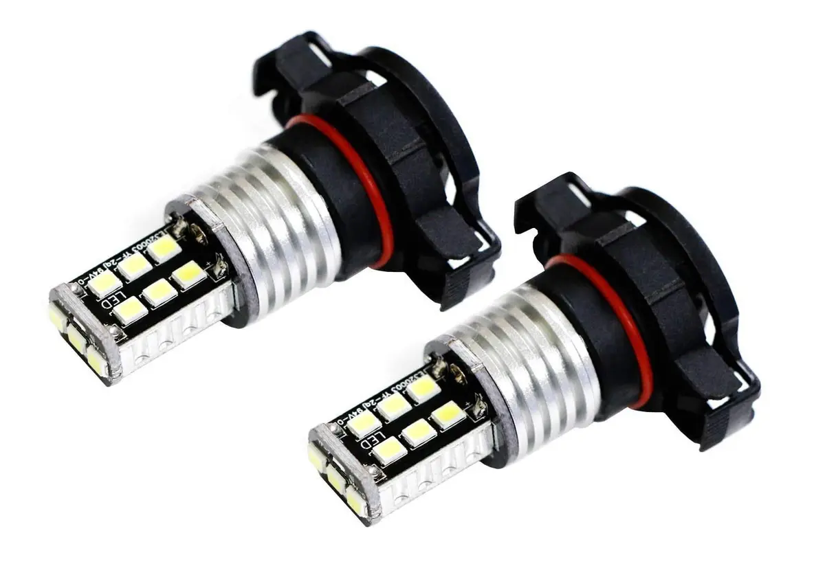 iJDMTOY White 15-SMD LED DRL Bulbs for Jeep Compass 2017-2020 (2-Pack, 6000K) - view 2