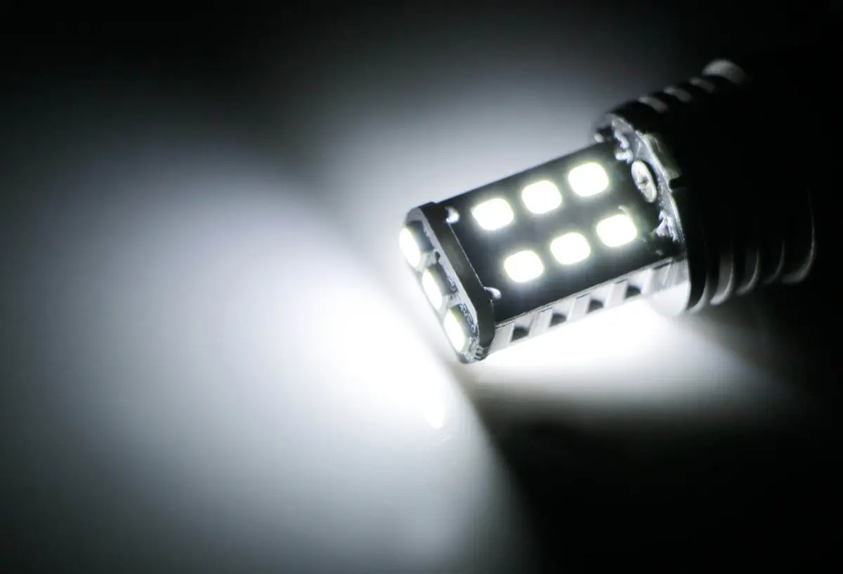 iJDMTOY White 15-SMD LED DRL Bulbs for Jeep Compass 2017-2020 (2-Pack, 6000K) - view 3
