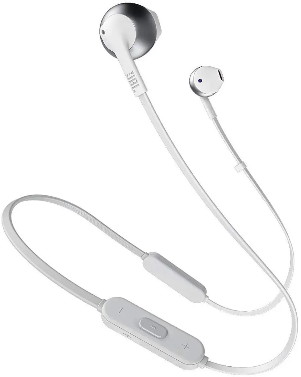 Harman JBL Tune 205BT Wireless In-Ear Headphones Silver | 6-Hour Battery Life - main product image