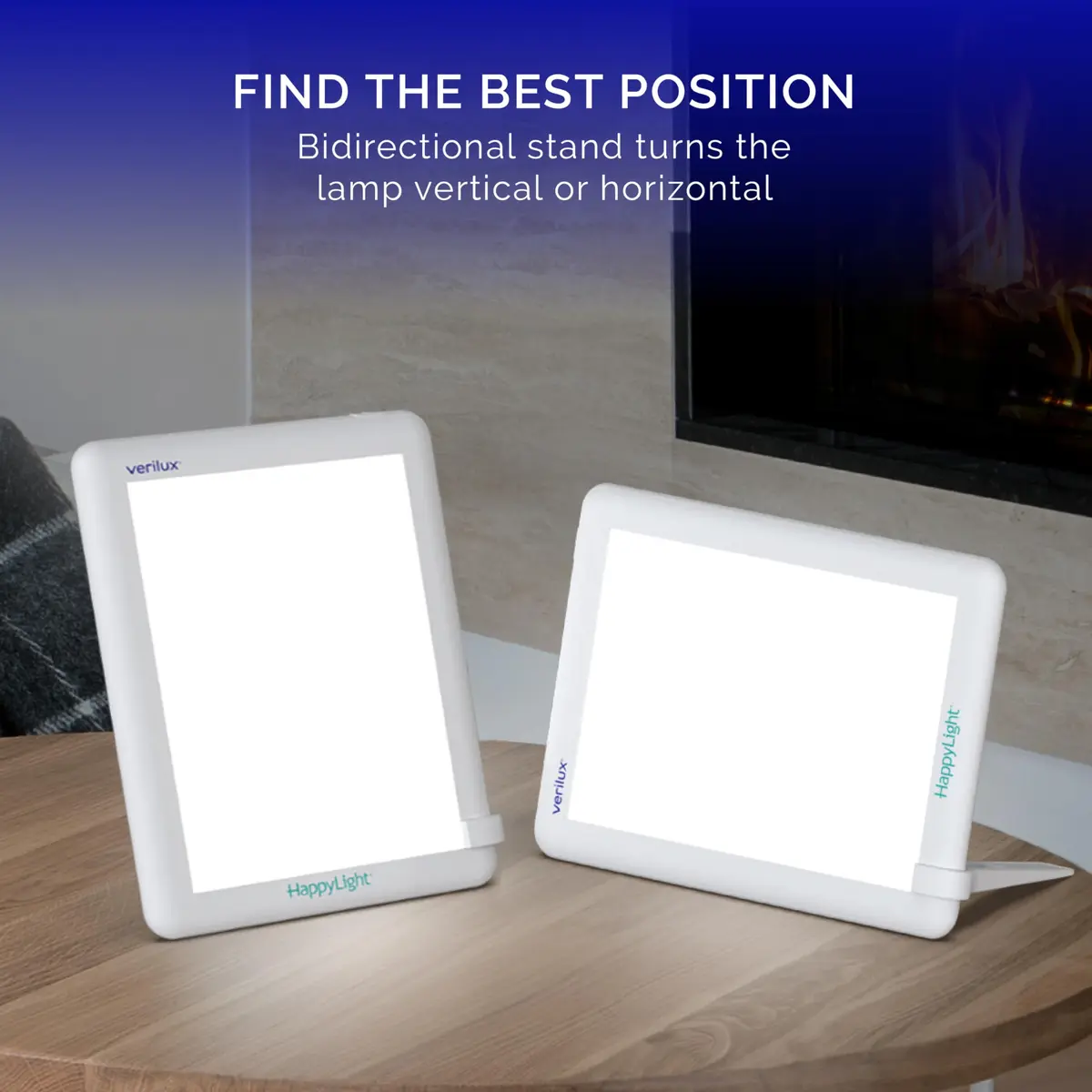 Verilux HappyLight Lucent Light Therapy Lamp, 10,000 Lux, UV-Free LED | Portable, Full Spectrum Mood & Sleep Support - view 6